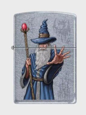 Sharp Mystical Wizard Zippo Lighter